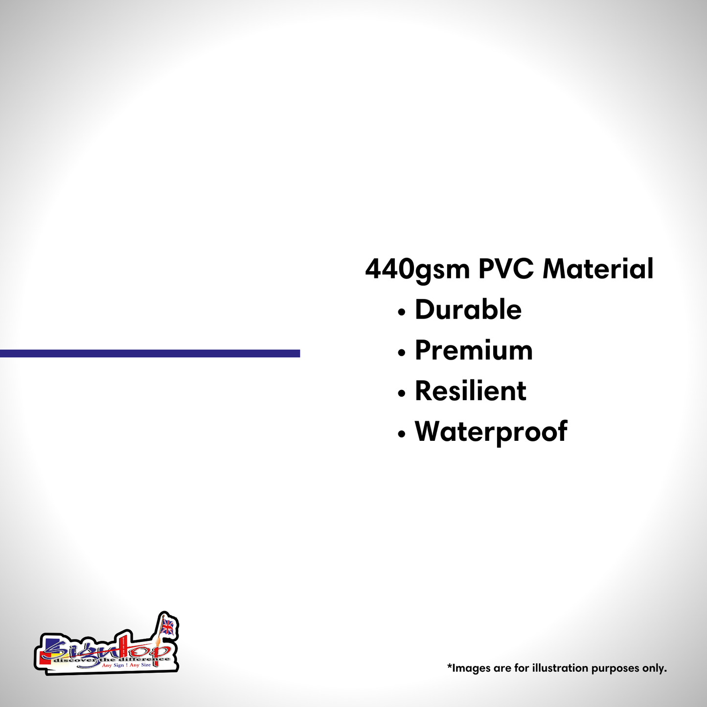 High Quality PVC Banners- Multiple Sizes